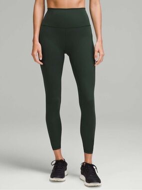 Lululemon Wunder Train High-Rise Tight 25" legacy green - size 6